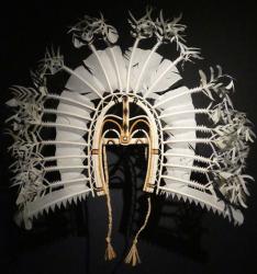 Torres Islander feather mask